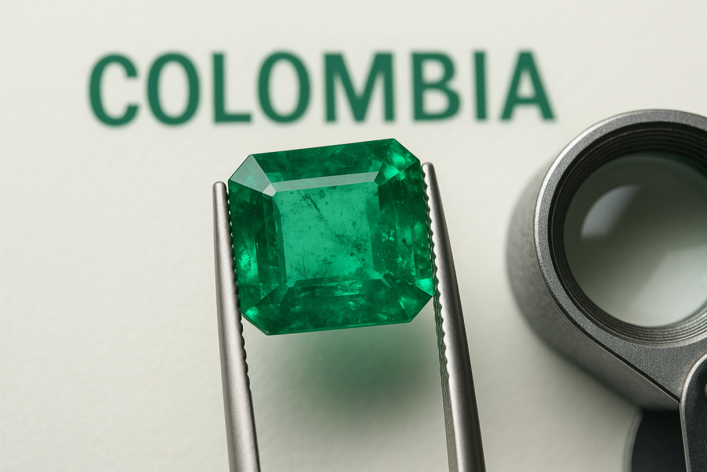 Descubre cómo identificar una esmeralda colombiana auténtica.